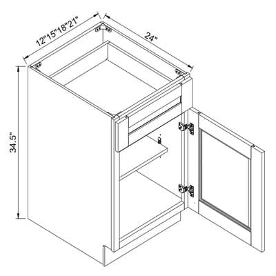 Contemporary Dove White - B12