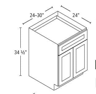 Homestead Oak Shaker - B24B