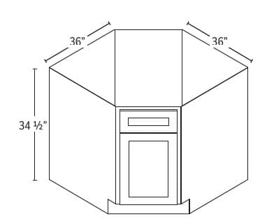 Homestead Oak Shaker - BDCF36K-FL