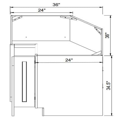 Contemporary Dove White - BER36