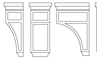 Midtown Grey - CORBEL75S