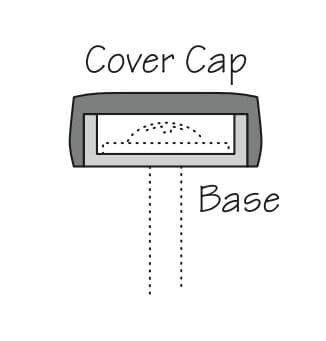 Waypoint DT Duraform - COVER CAP 10MM WHT