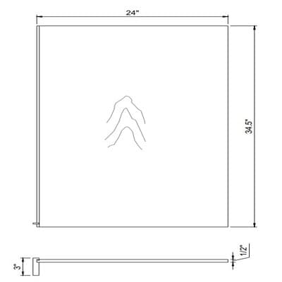 Contemporary Dove White - DWR3