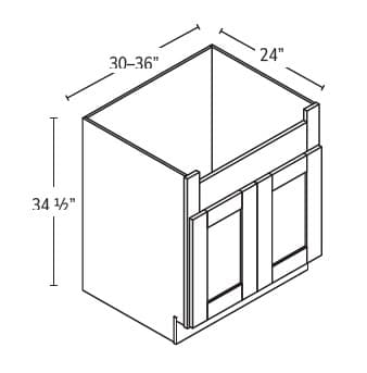 Homestead Oak Shaker - FSB33B