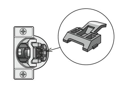 Waypoint DT Duraform - HINGE CC ANG RES CLP