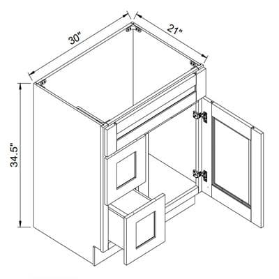 Gold Shaker Charcoal - VSD30L