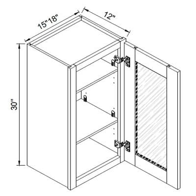Gold Shaker Charcoal - W1530GD