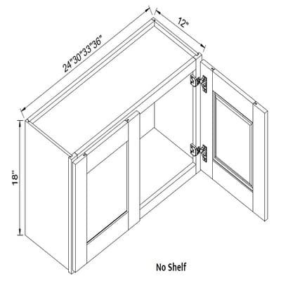 Contemporary Dove White - W2418