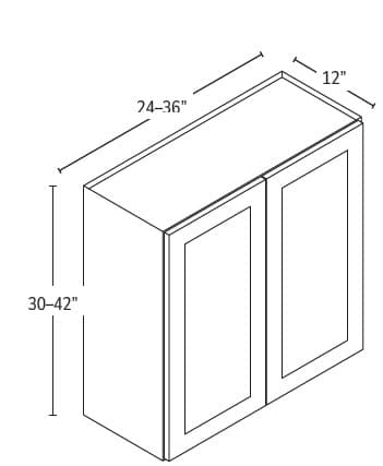 Vista White Shaker - W3642B