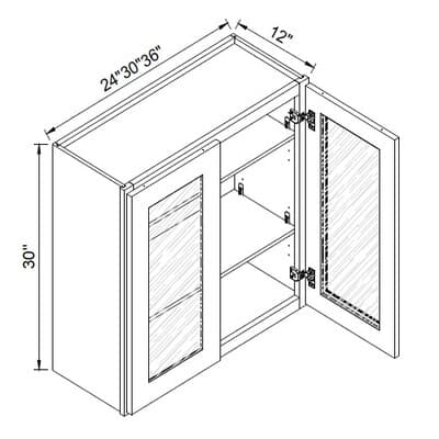 Gold Shaker Oak - W2430GD