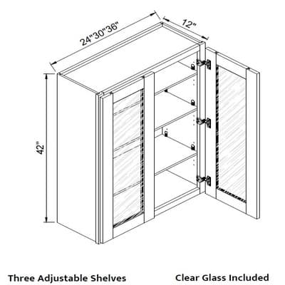 Contemporary Dove White - W2442GD