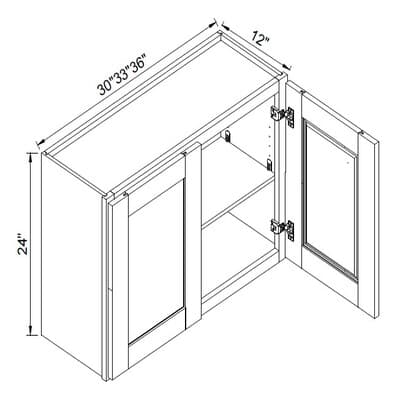 Contemporary Dove White - W3024