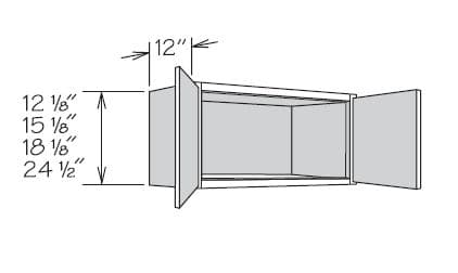 Painted Steel 90 - W3024 BUTT