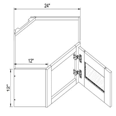 Contemporary Tuscan Green - WDC2412GD