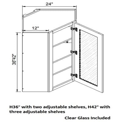 Doric Charcoal Black - WDC2442GD