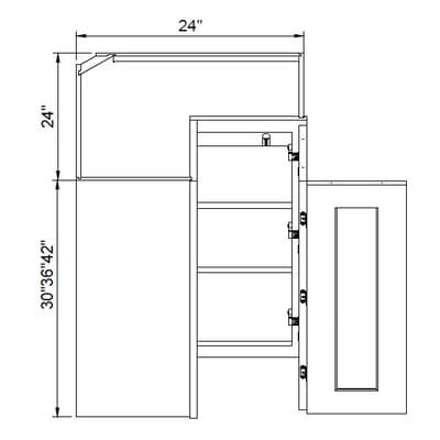 Contemporary Dove White - WPC2442